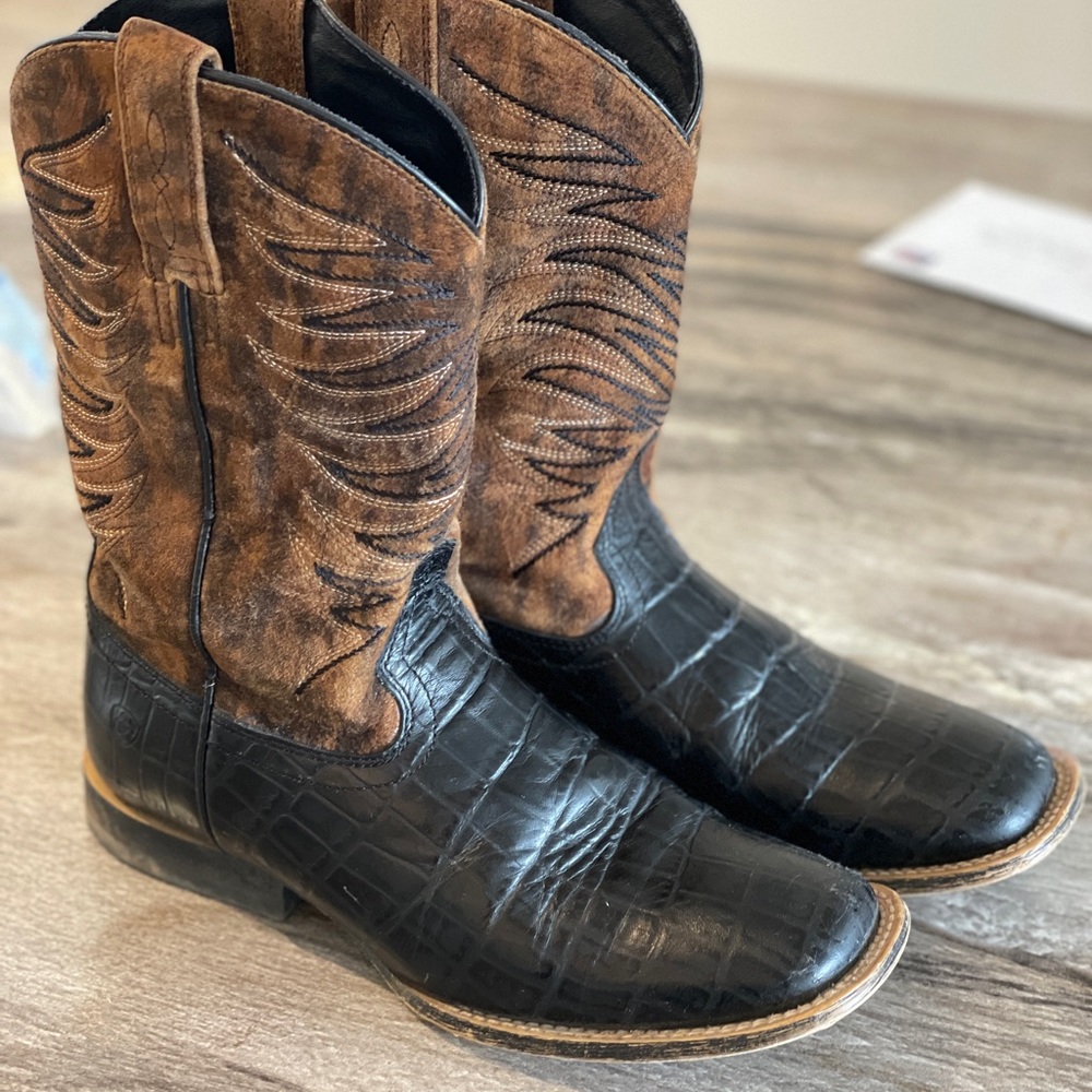 Ariat Kid’s Firecatcher Western Cowboy Boot Square Toe